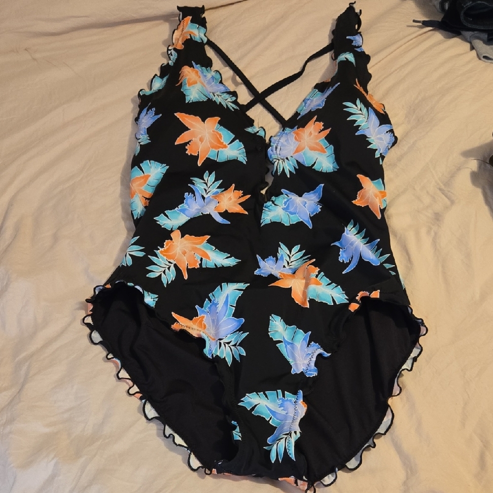 Floral One Piece Swimsuit